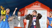 Andre Greipel given Dri as a Bone from Clare Mayor-wins TDU Stage 1 Image